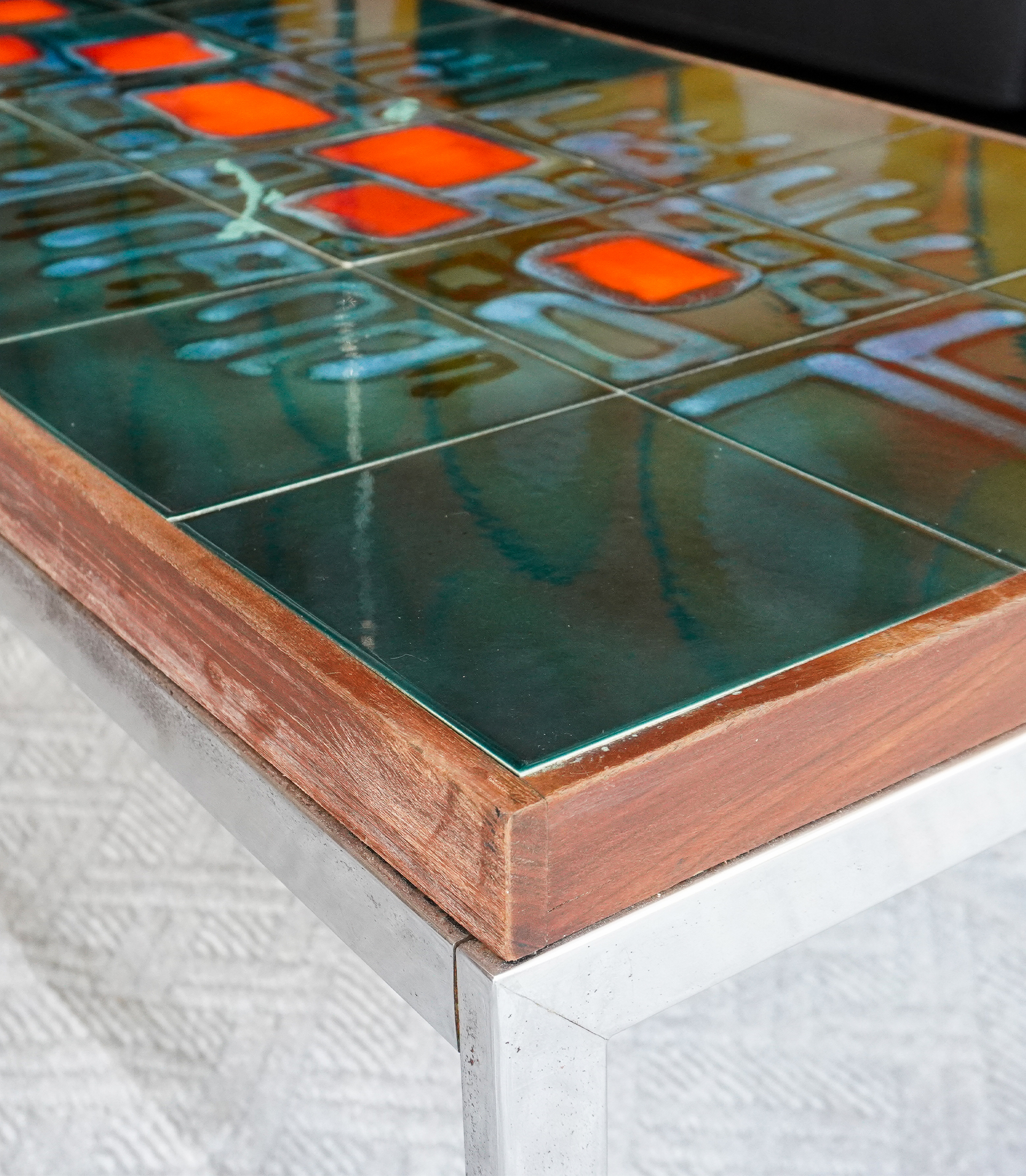Coffee table Ceramic 1970s - Image 4