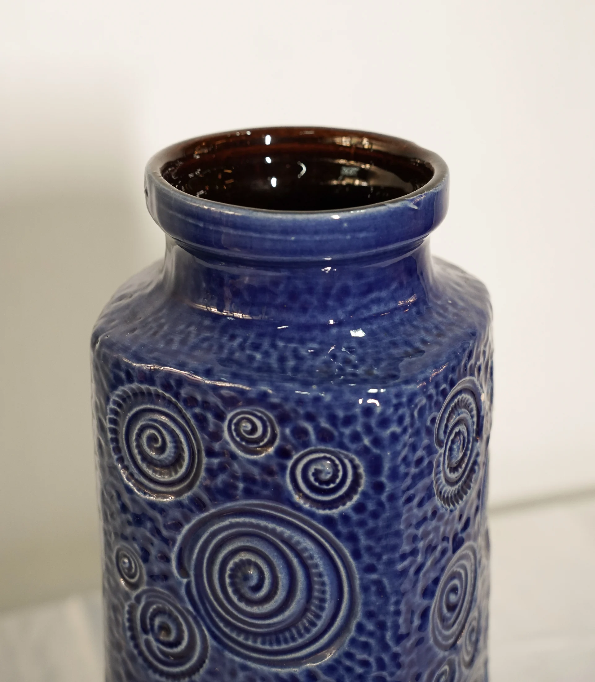 Scheurich Spiral Pattern Fat Lava Vase Model 282-40, West Germany, c.1970s - Image 4