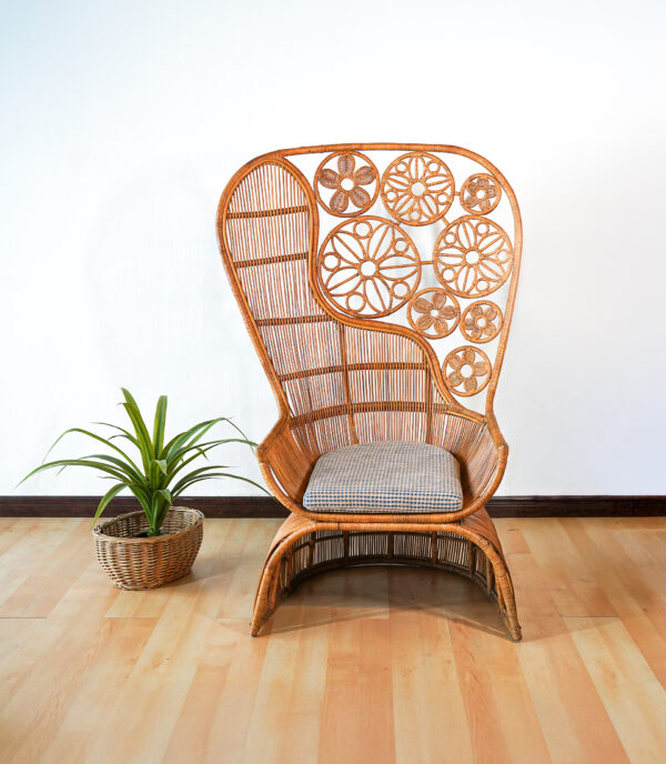 🪑 Outdoor armchair Crinoline floral.