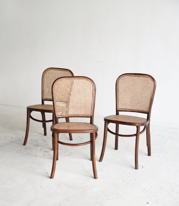 Solid Wood Cane-Rattan Dining Chair