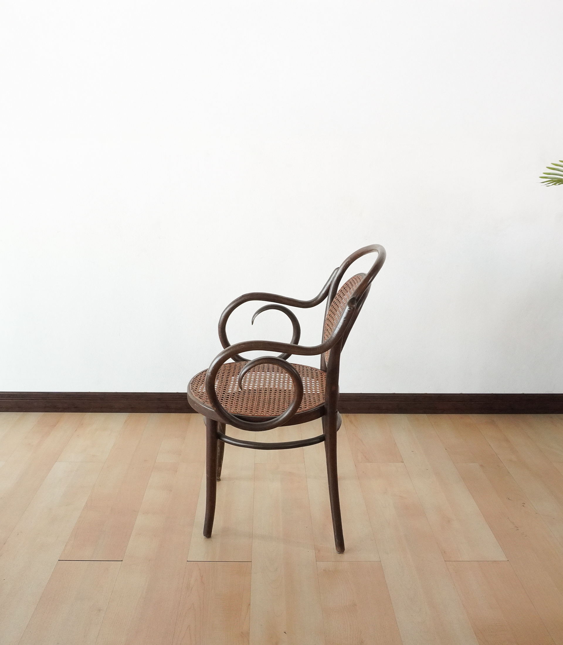 🪑 Antique Bentwood Armchair by Gebrüder Thonet, 1970s - Image 7