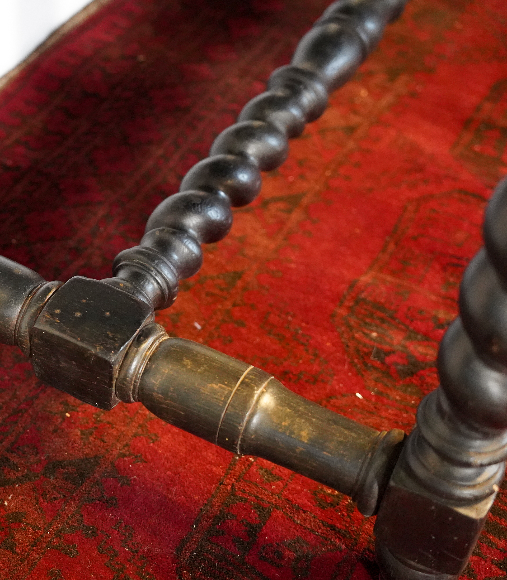 Victorian Carved Oak Writing Table Circa 1880 - Image 6