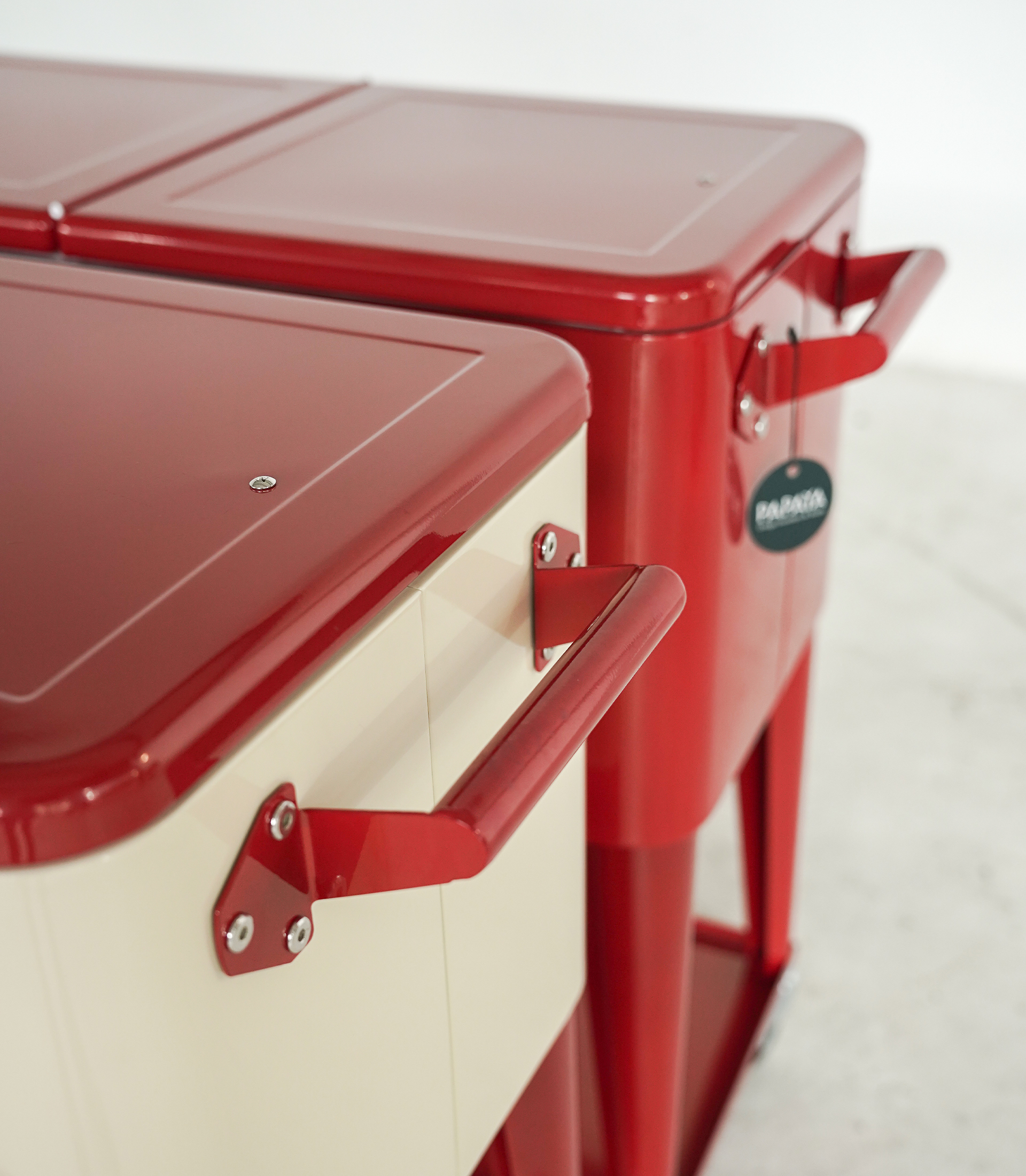 Vintage Coca-Cola Rolling Cooler Cart - Image 10
