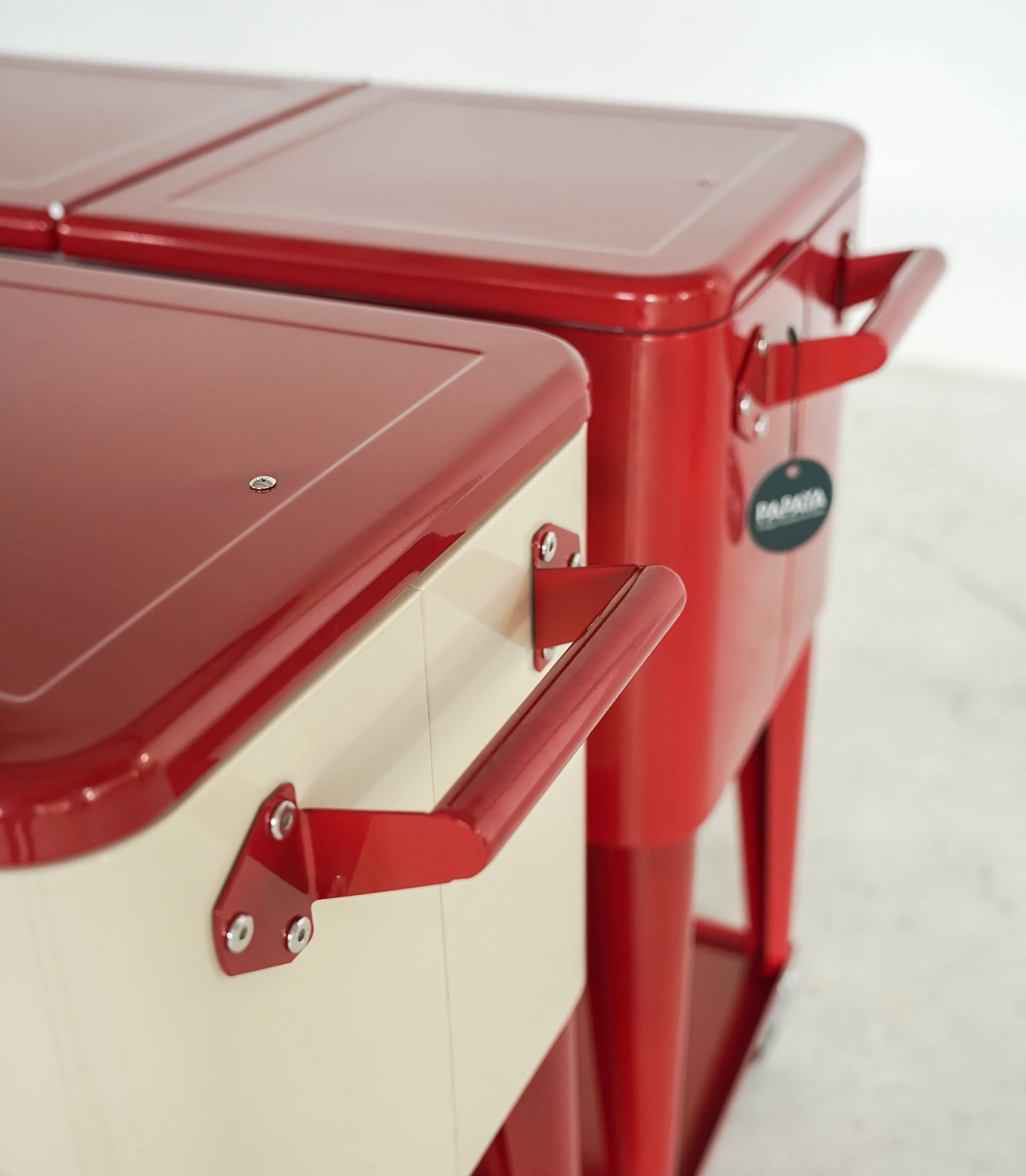 Vintage Coca-Cola Rolling Cooler Cart - Image 10