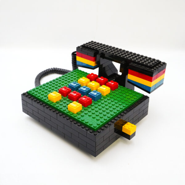 Vintage TYCO Colorful Blocks Lego Telephone, Taiwan, 1980's