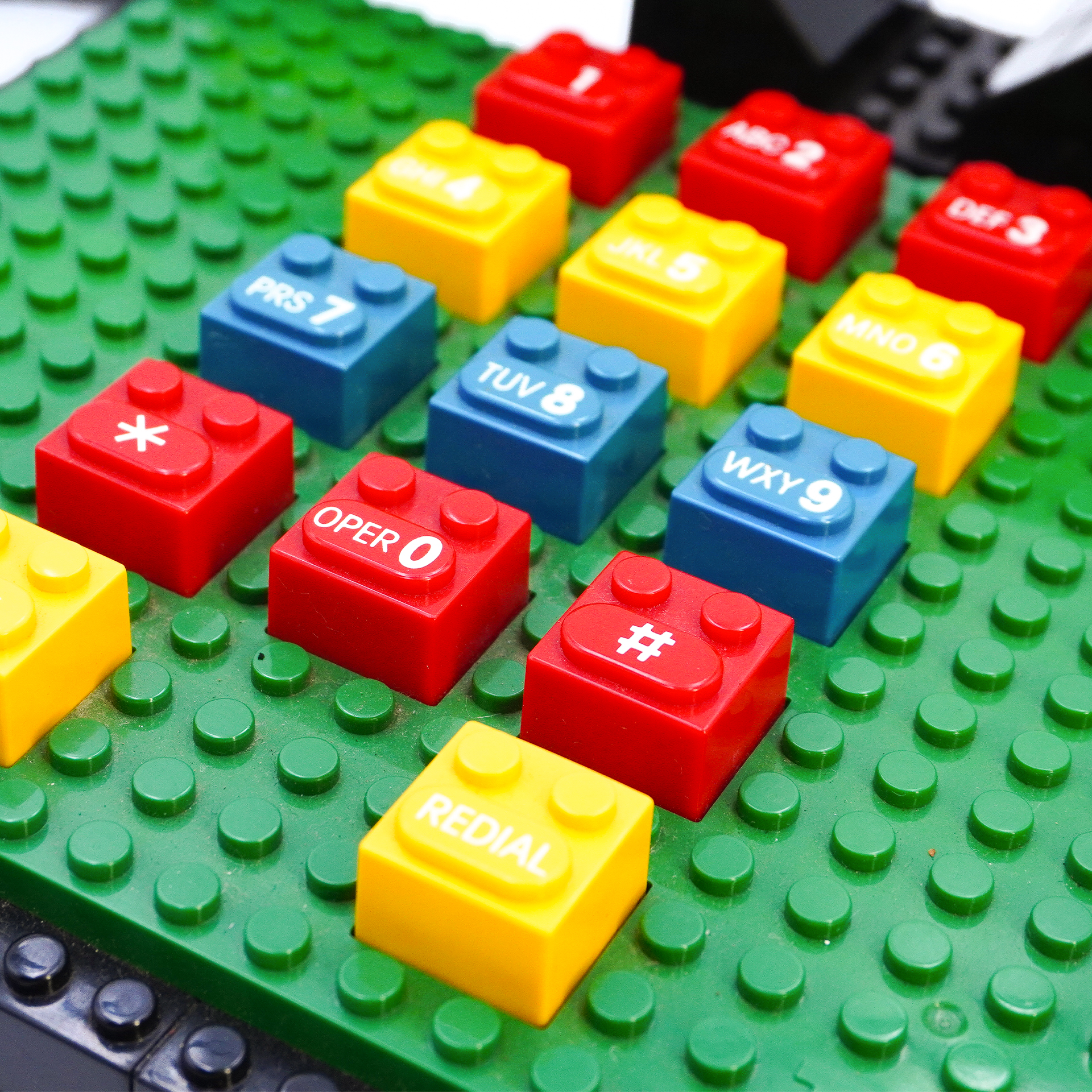 Vintage TYCO Colorful Blocks Lego Telephone, Taiwan, 1980's - Image 3