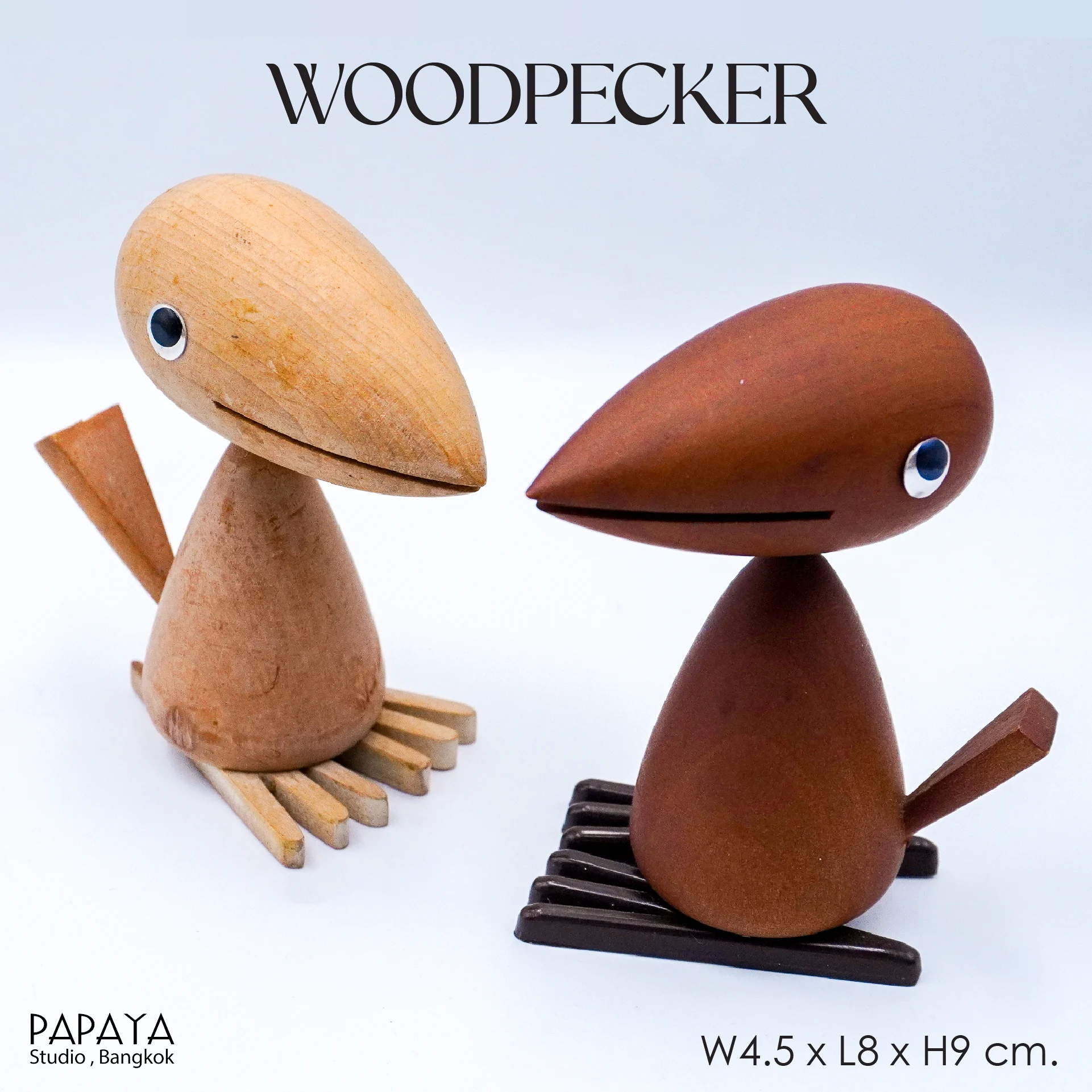 Senshukai Vintage Wooden Animals, Japan 1960s. - Image 2