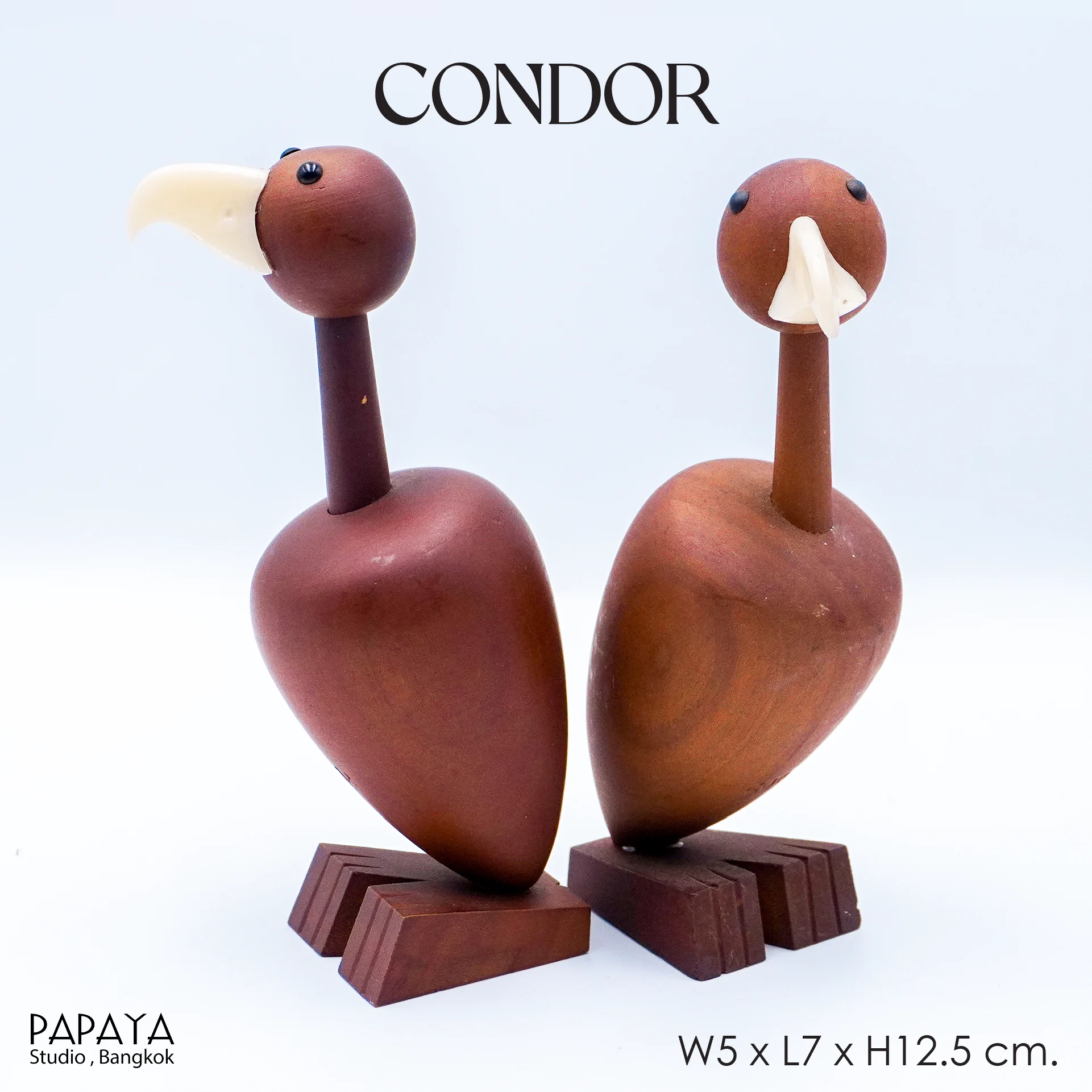 Senshukai Vintage Wooden Animals, Japan 1960s. - Image 6
