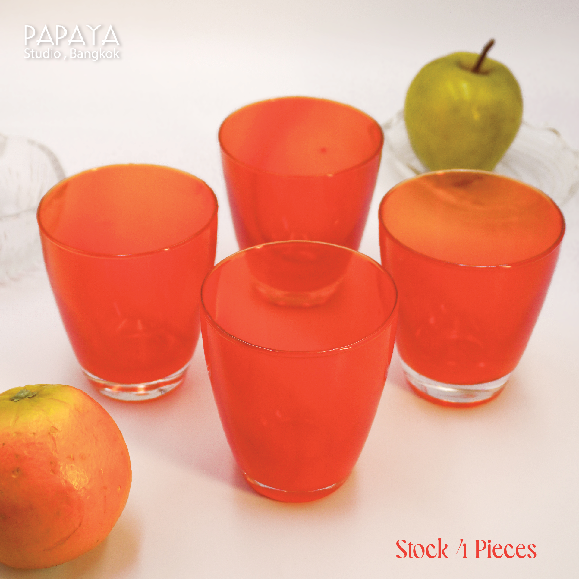 Orange Tumbler Glass - Image 2