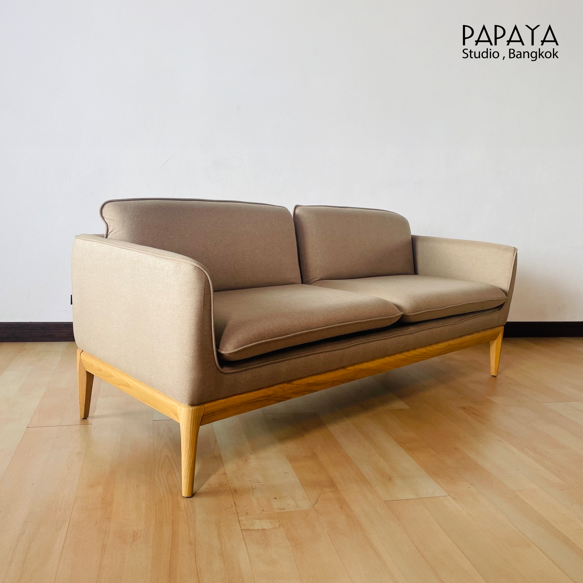 Scandinavian Fabric Sofa - Image 2