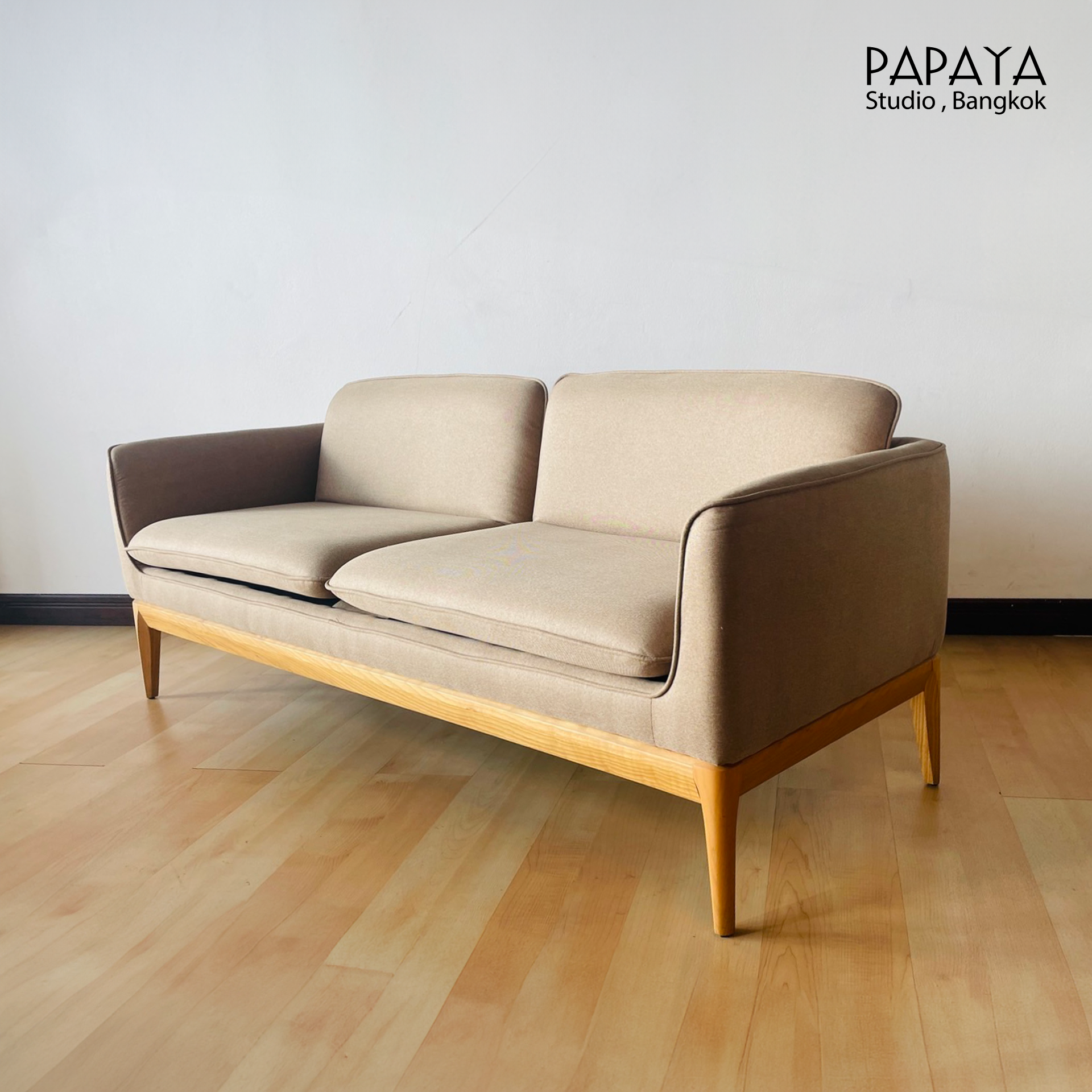 Scandinavian Fabric Sofa - Image 3