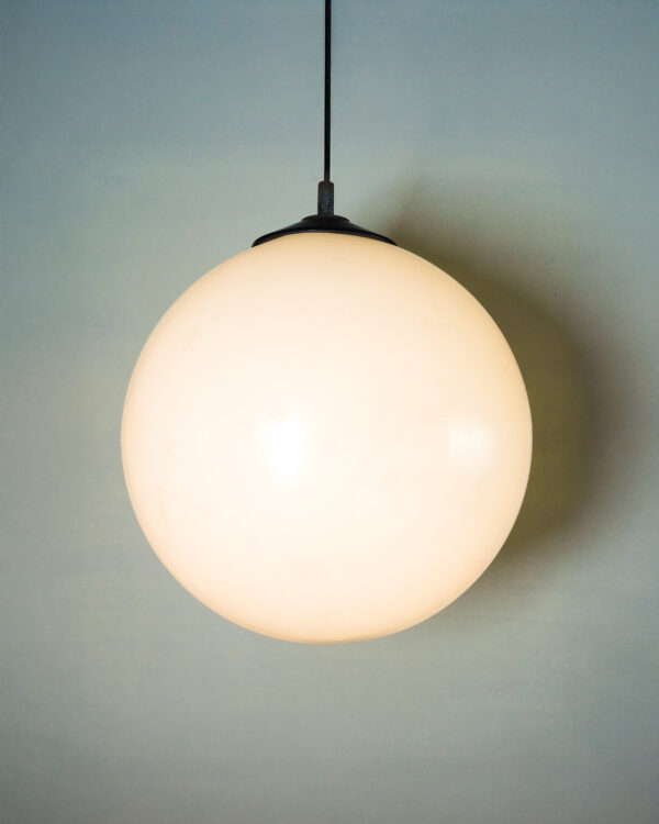 Nordic White Pendant Light, 1970s