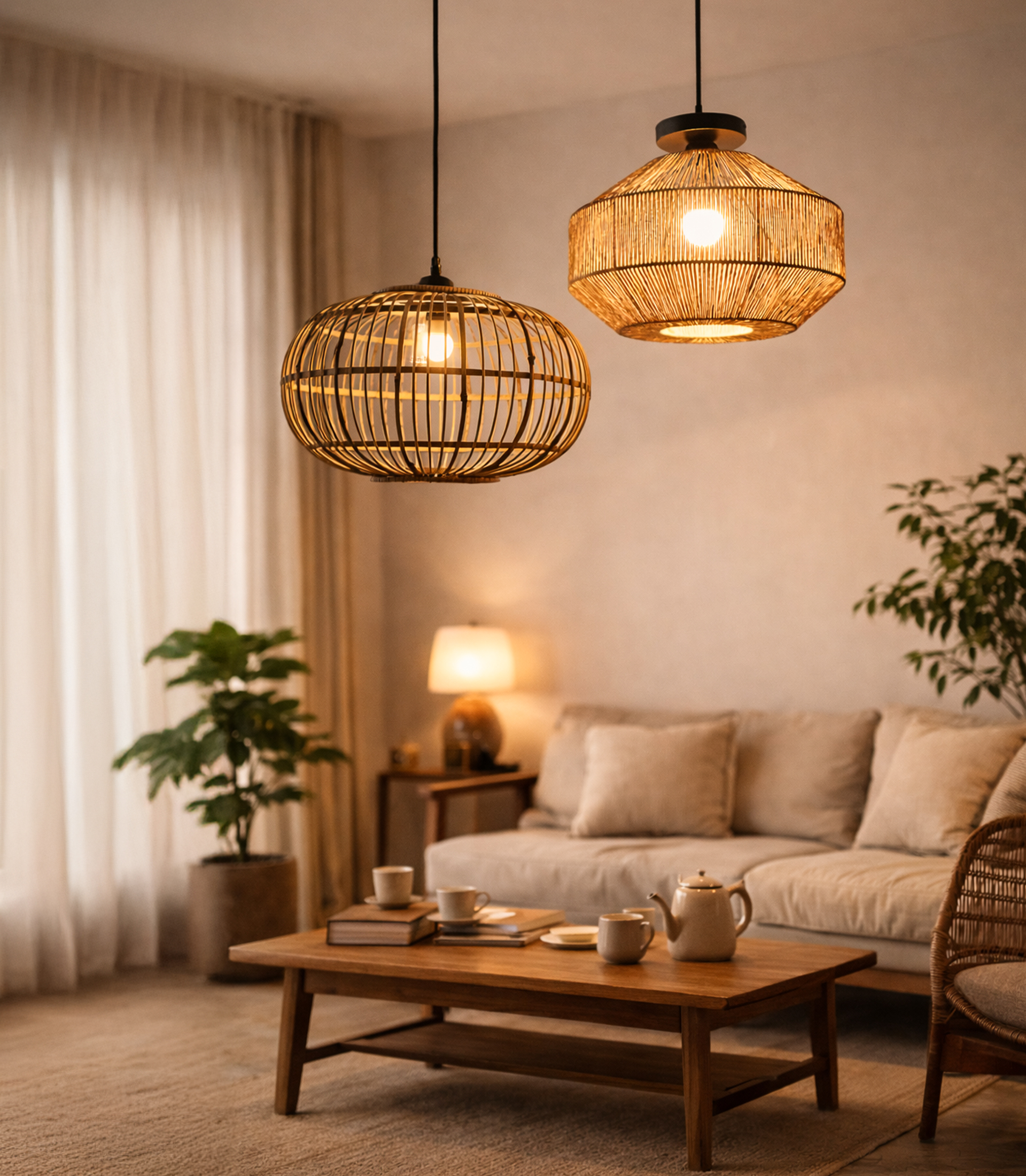 Ceiling lamp Segi Natural - Image 5