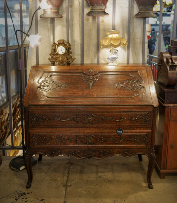 Antique Country French Régence Secretary Desk