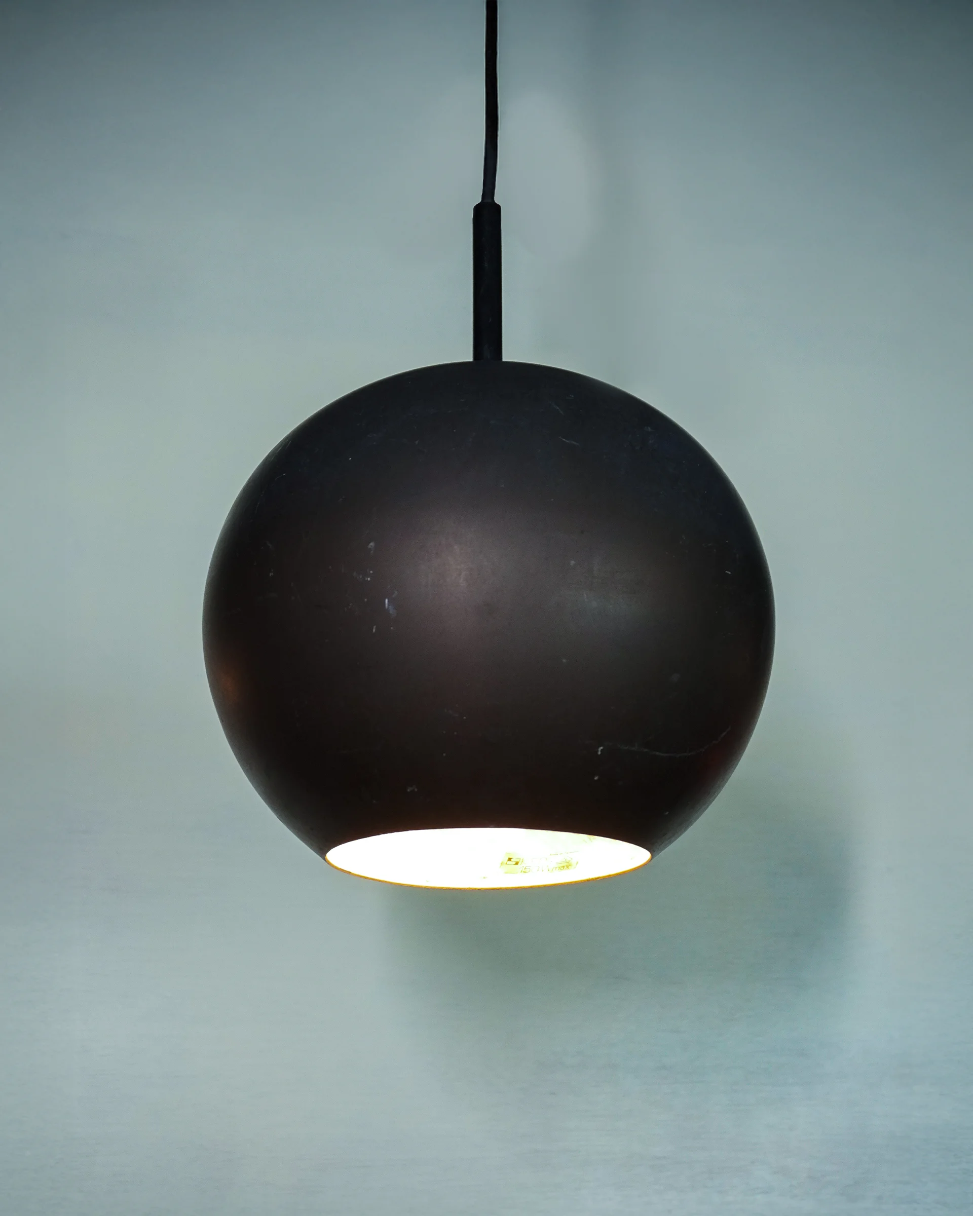 Iron Hanging Lights, Black Finish