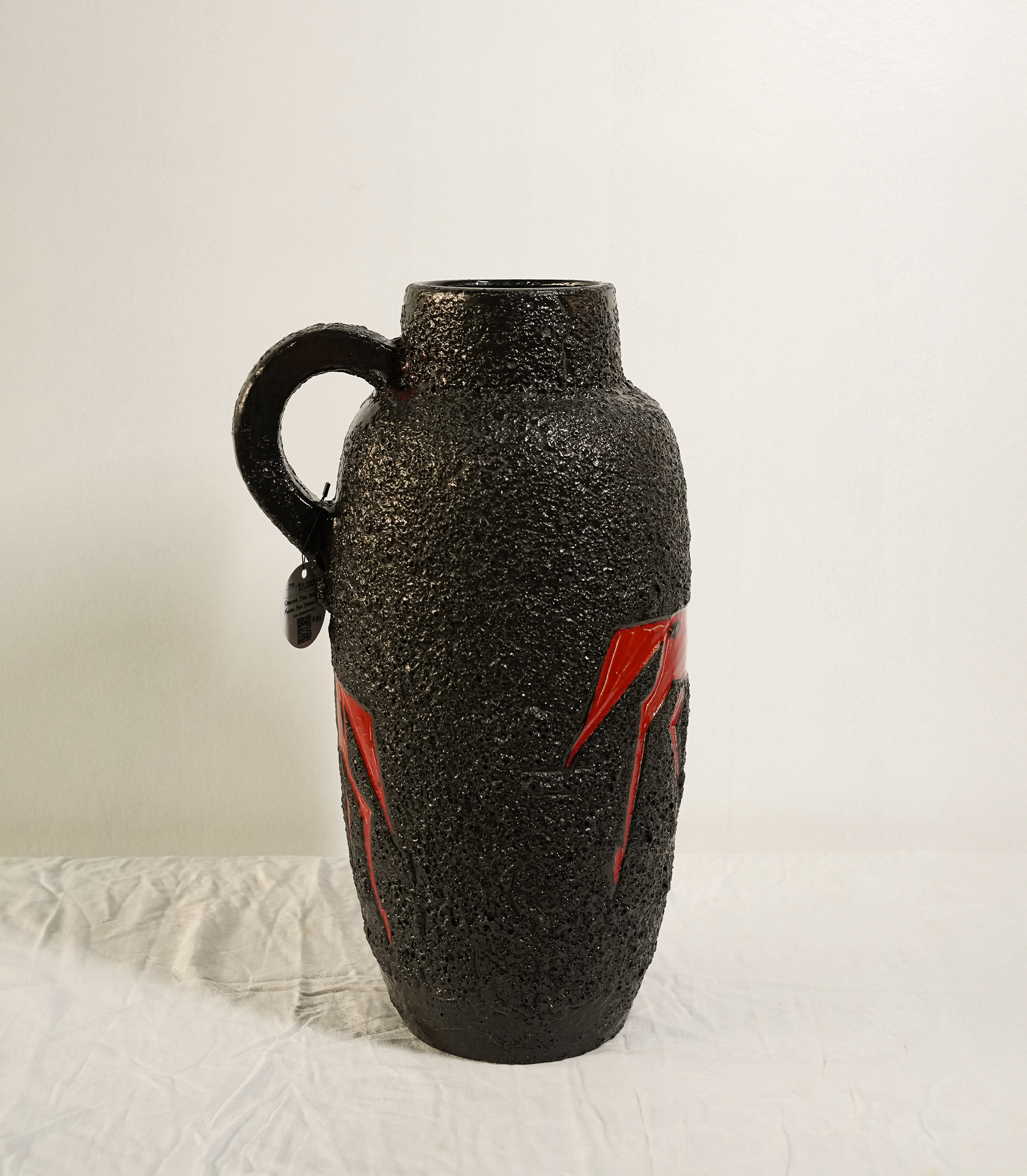 SCHEURICH Fat Lava Vase with Horse Motif – West Germany, 1960s - Image 2
