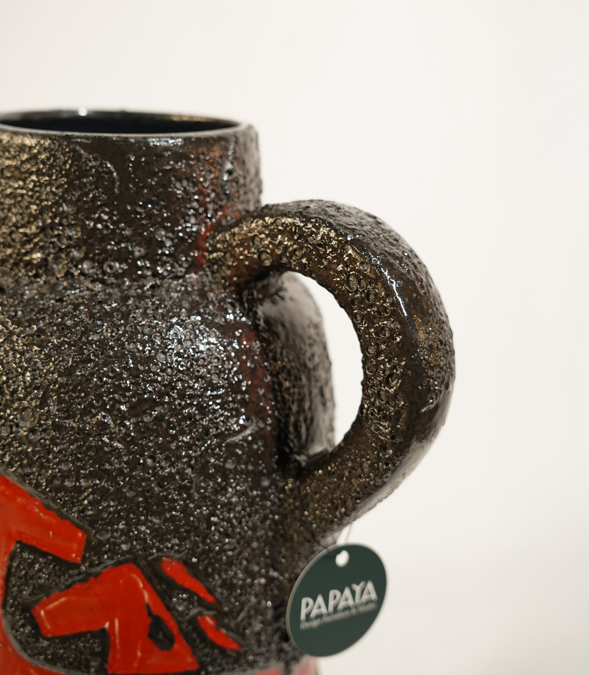 SCHEURICH Fat Lava Vase with Horse Motif – West Germany, 1960s - Image 3