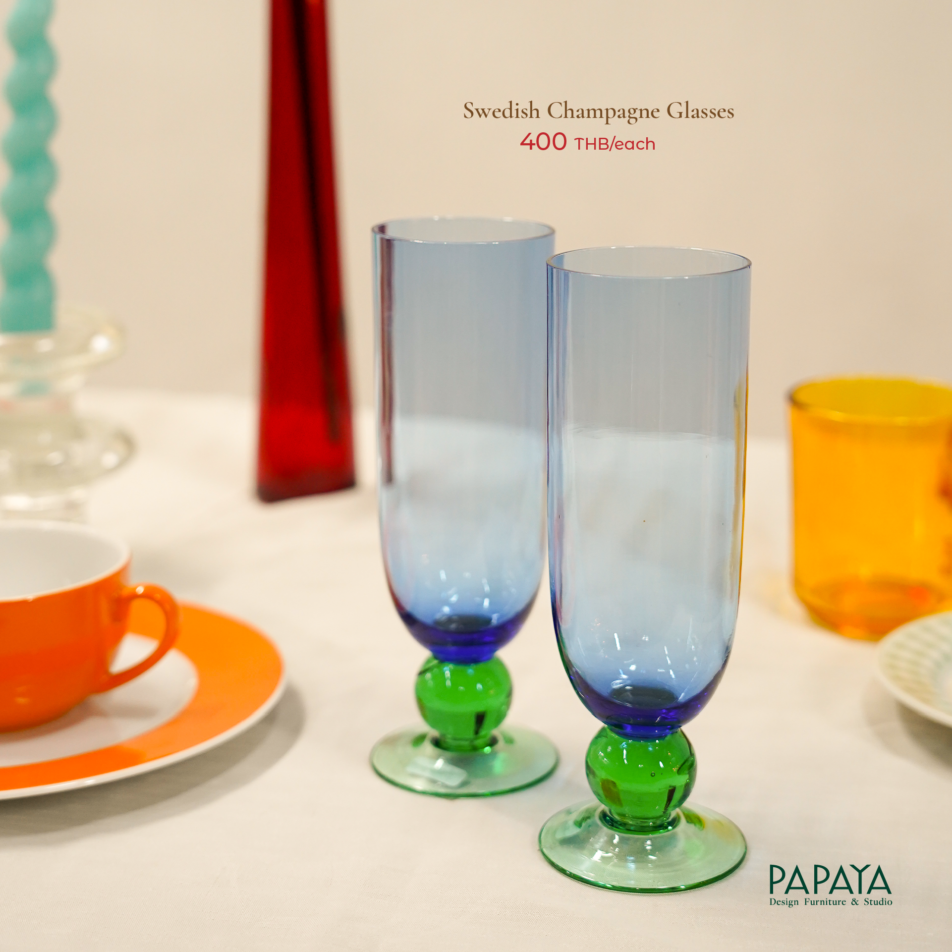 Swedish Champagne Glasses