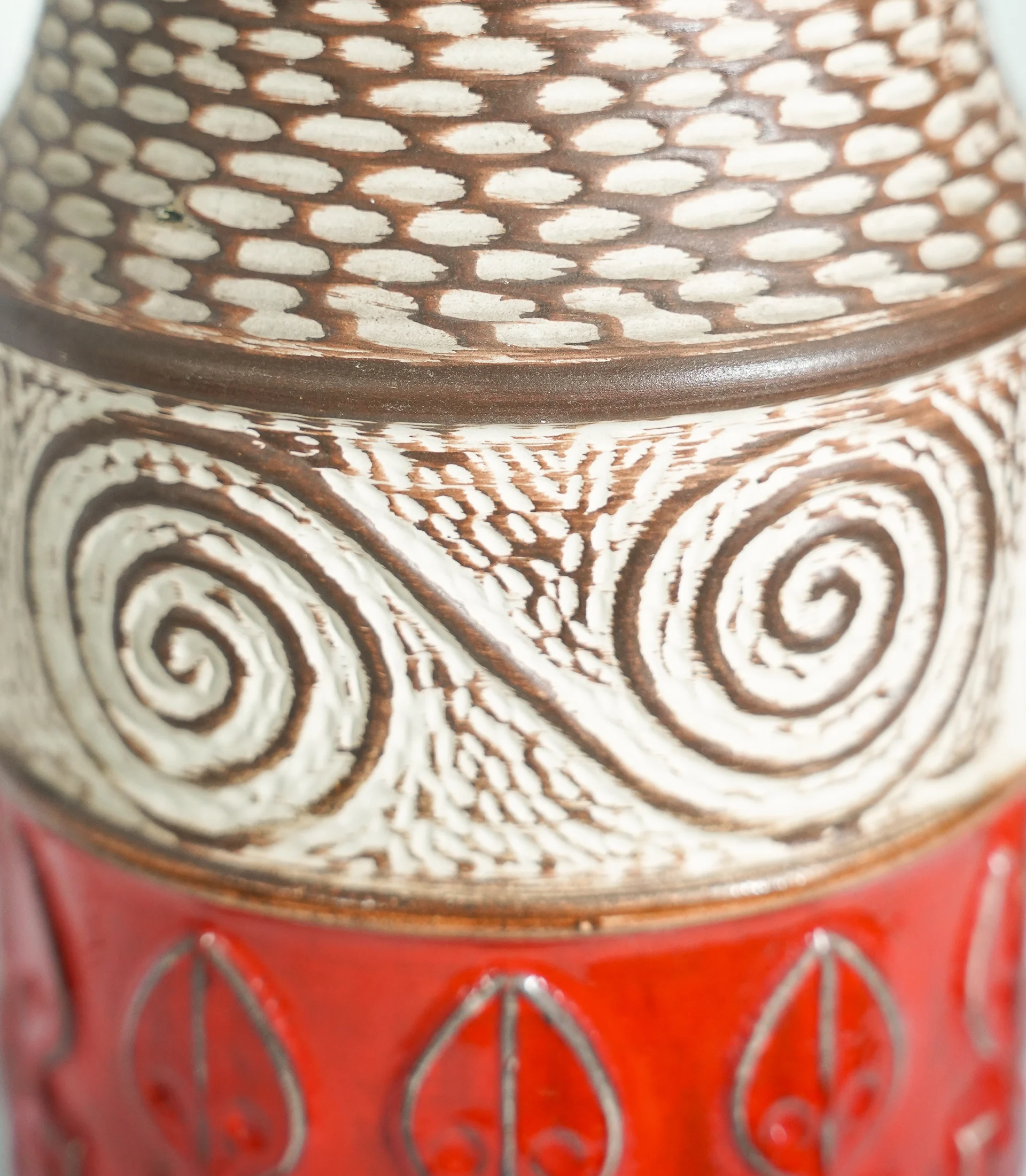 Bay Keramik - 1970s Large Vintage Floor Vase (W. Germany) - Image 3