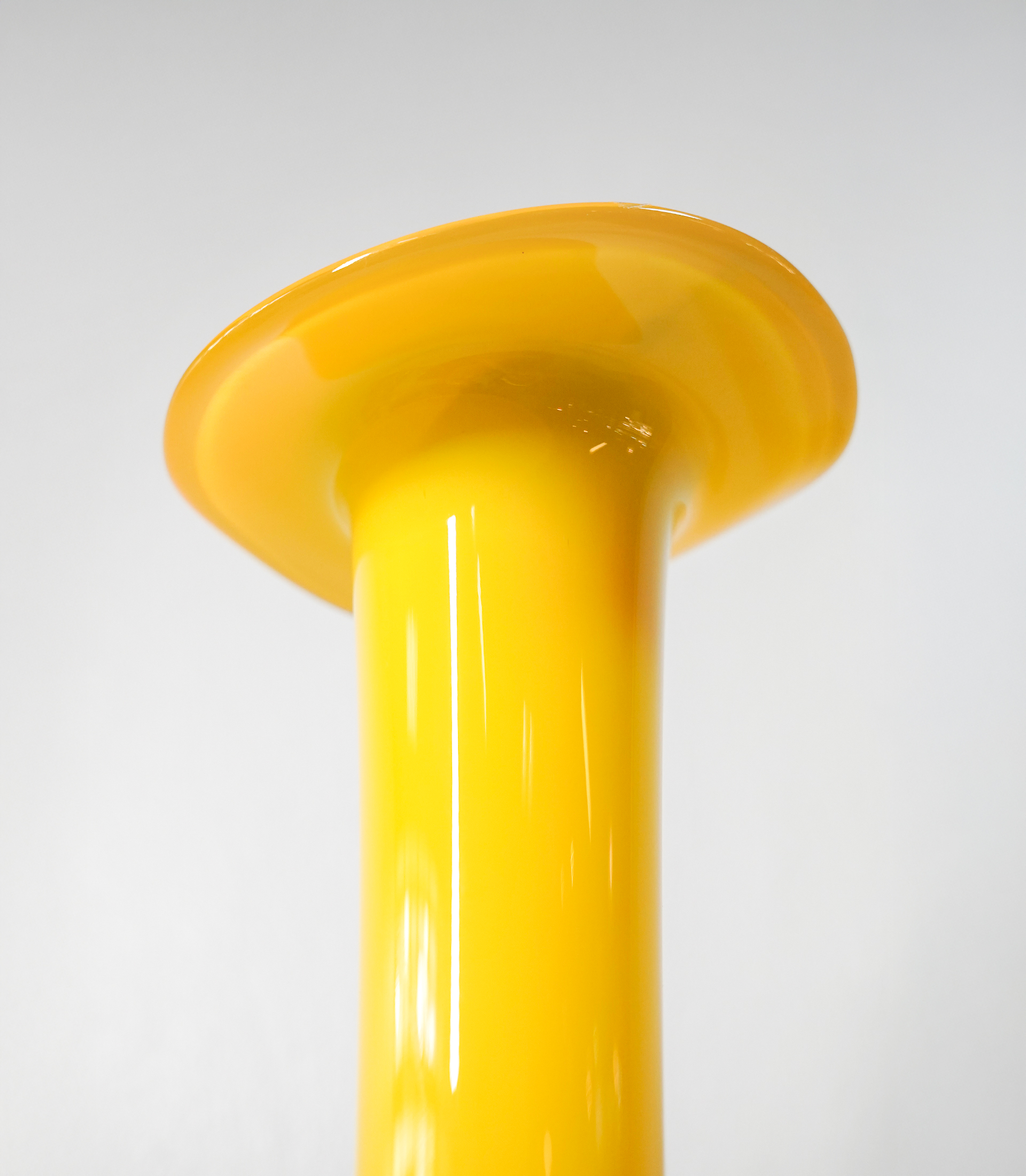Krosno Calla Lily Glass Vase, Poland - Image 3