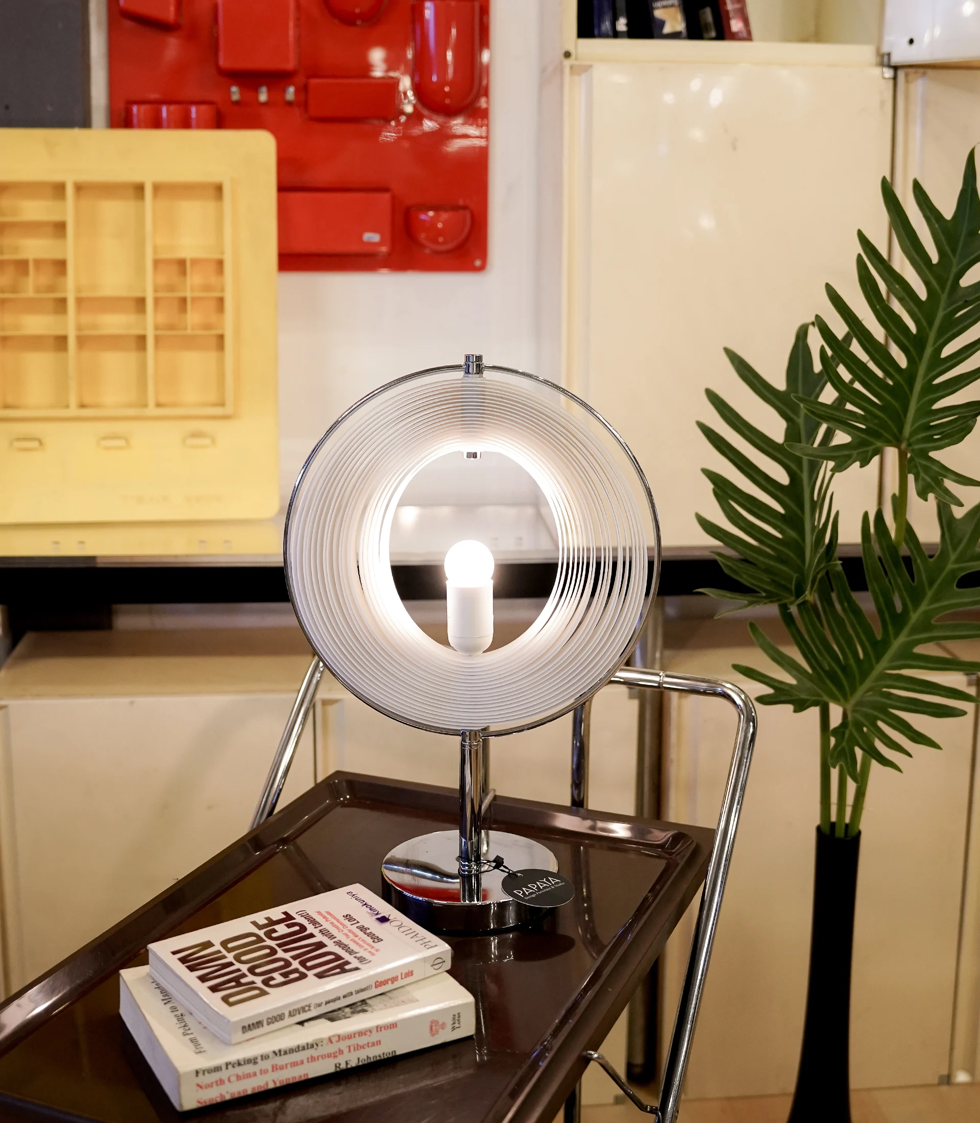 Vintage Kare Design "Moon" Lamp 80s - Image 3