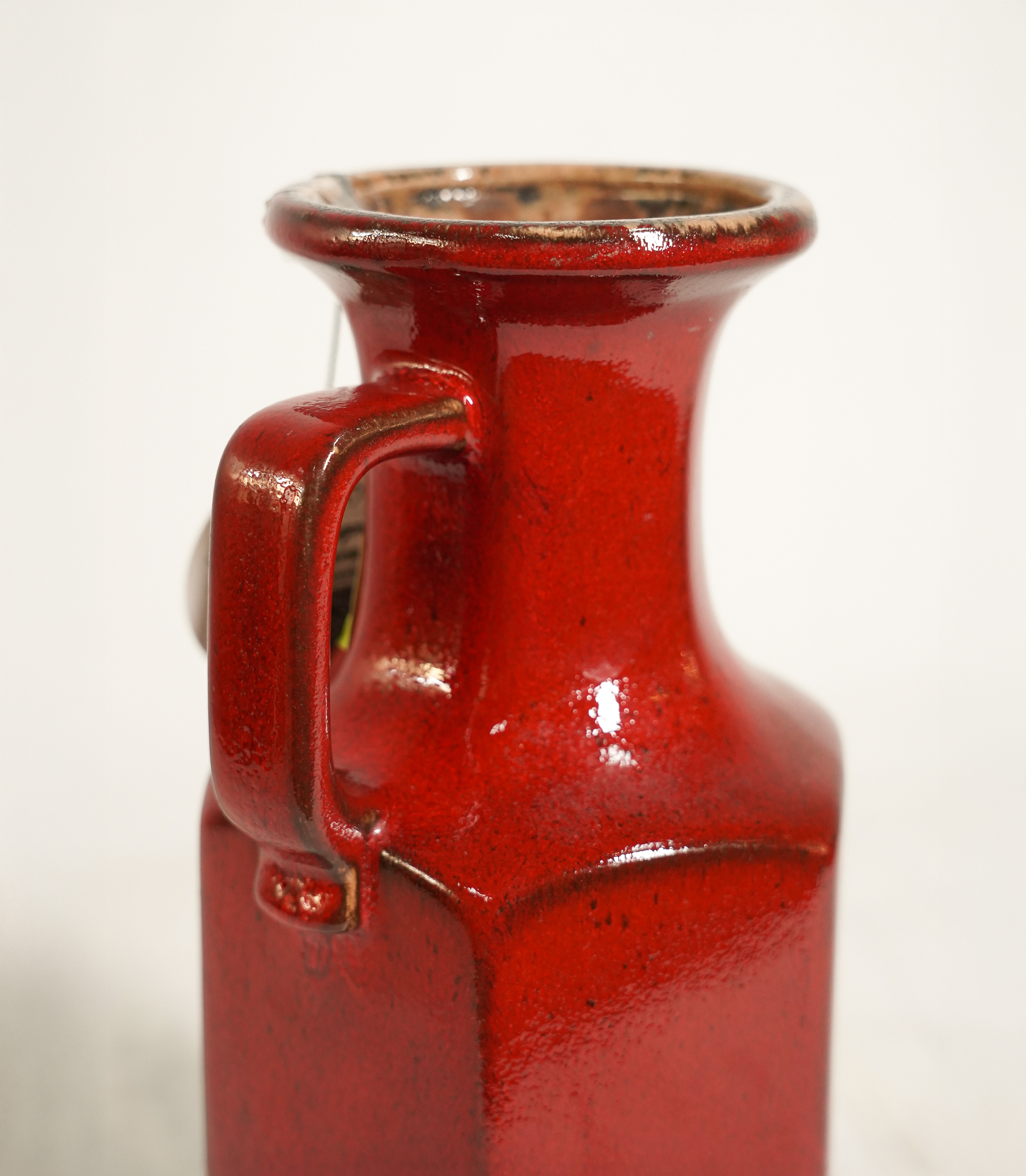 Scheurich - 1970s Hexagonal Ear Vase W. Germany - Image 3