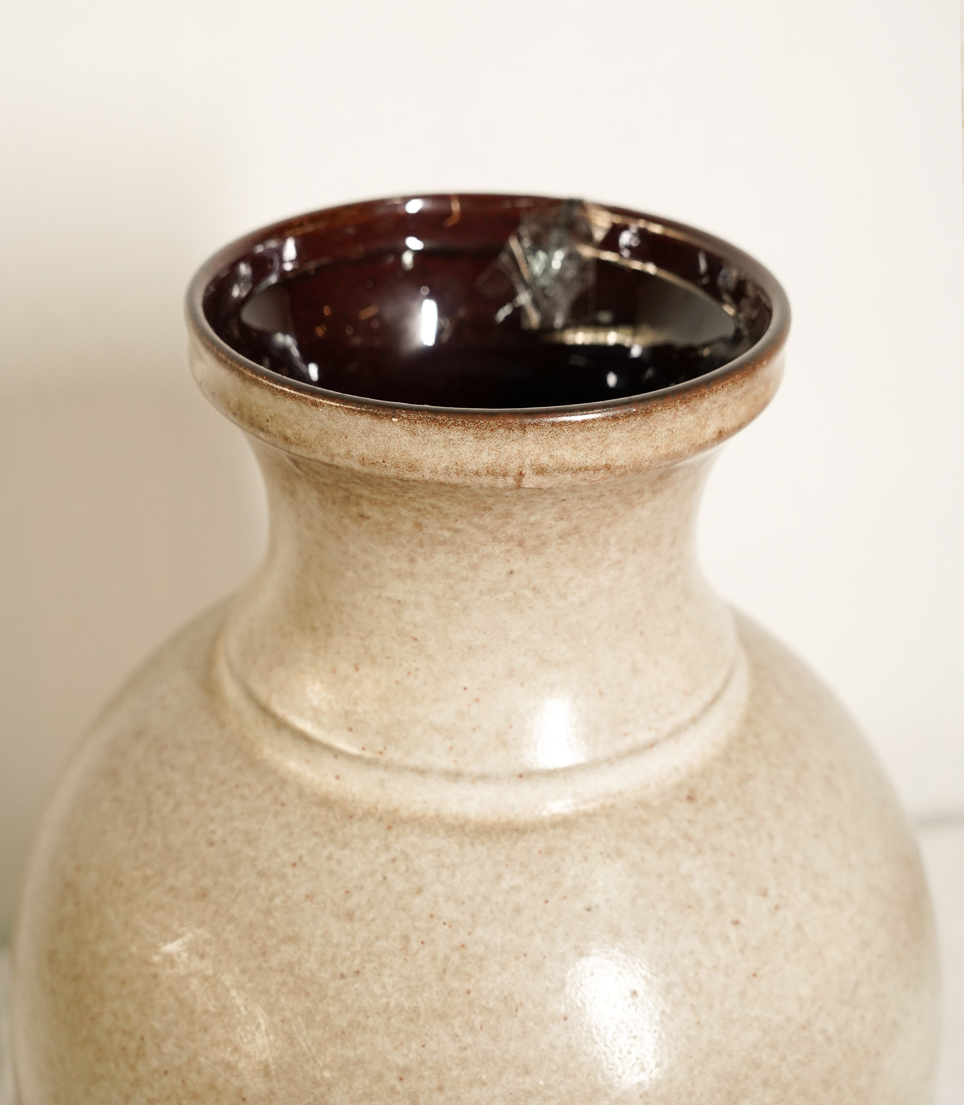 Bay Keramik - 1960s Ceramic Floor Vase W. Germany - Image 4