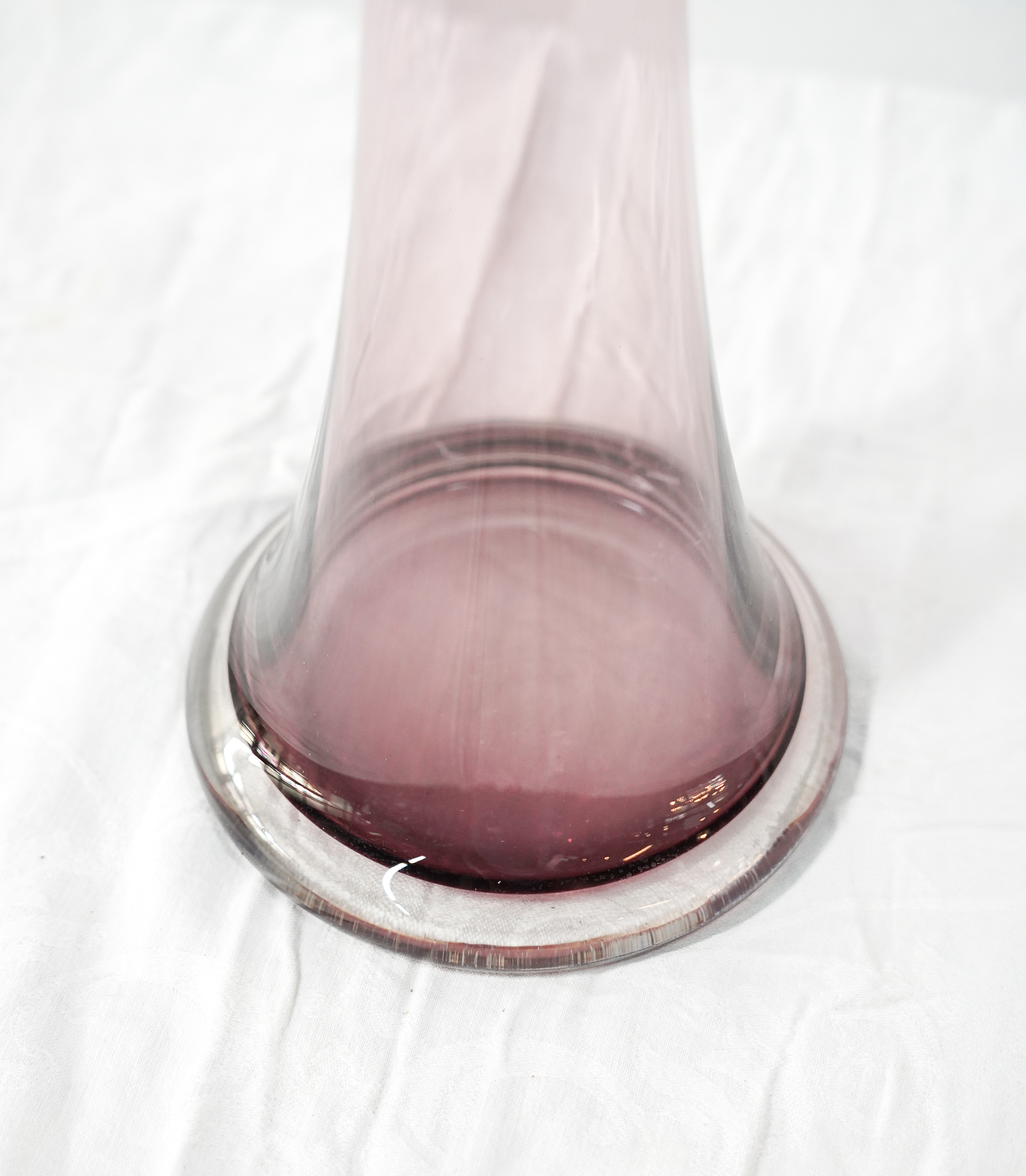 Kosta Boda Amethyst Art Glass Vase, Sweden, Late 20th Century - Image 2
