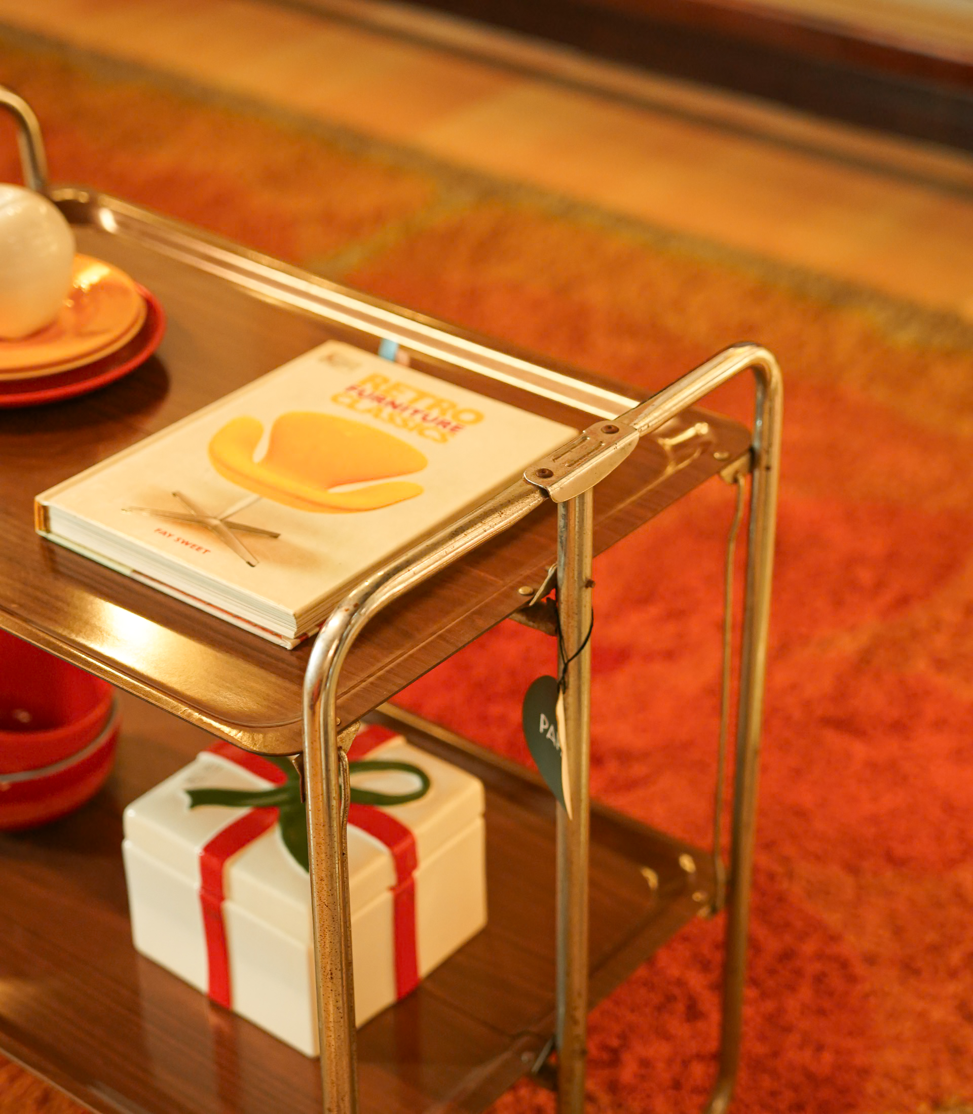 Kitchen Trolley (Double Shelf, 1970s) - Image 3