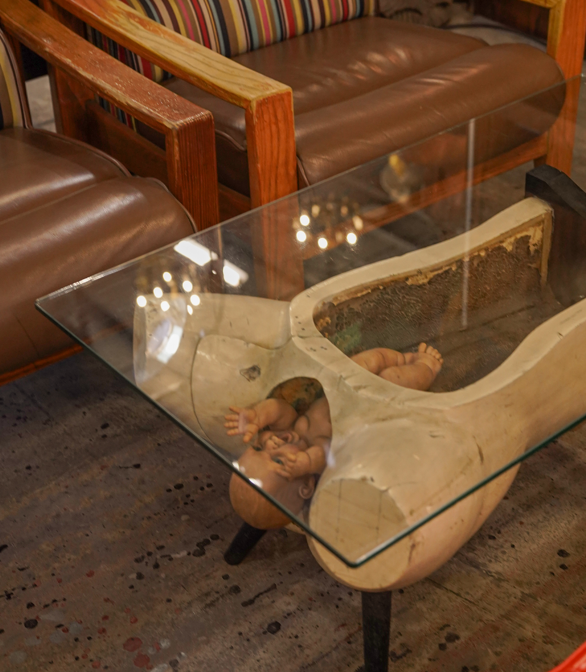 Clay Adams Vintage Medical Model Coffee Table - Image 3