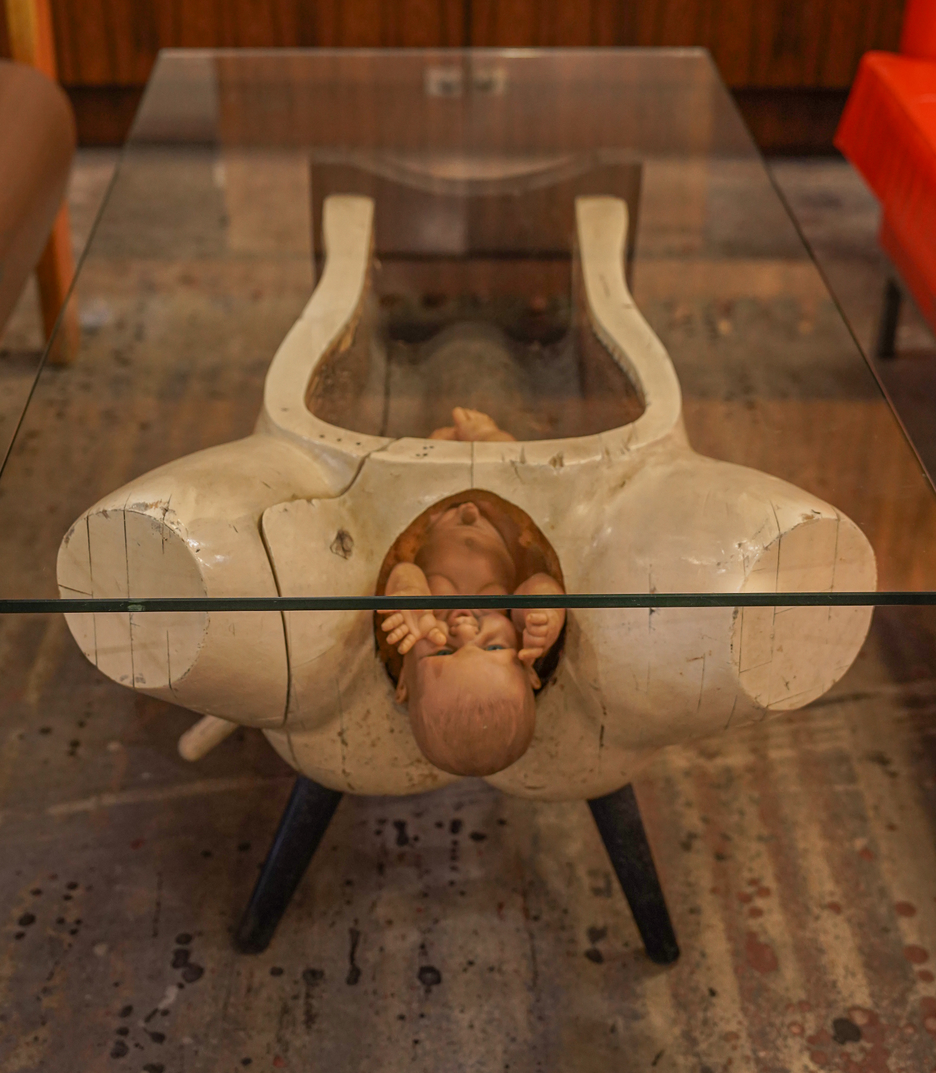 Clay Adams Vintage Medical Model Coffee Table - Image 4