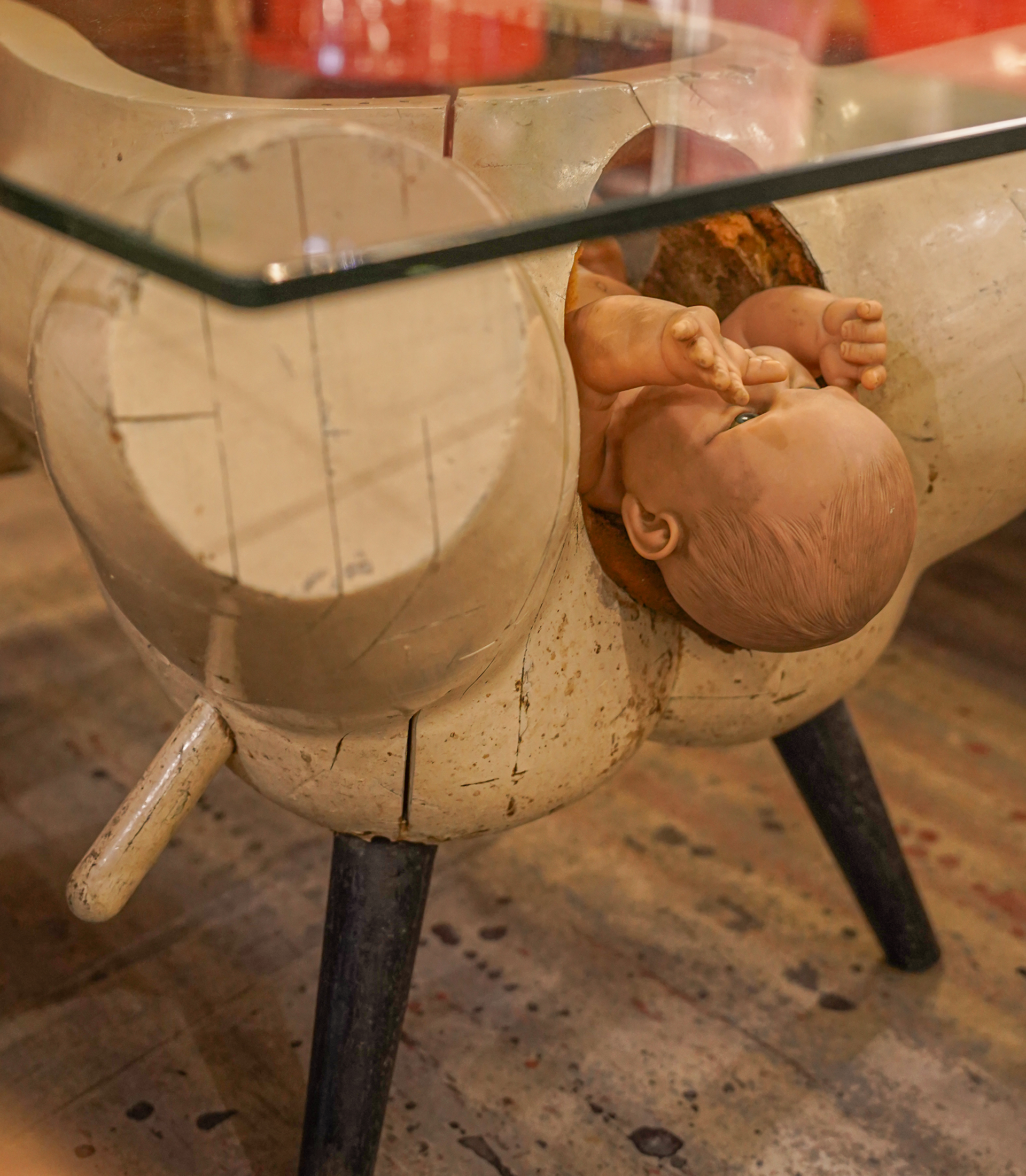 Clay Adams Vintage Medical Model Coffee Table - Image 5