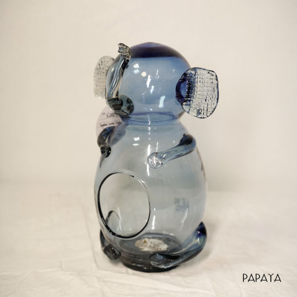 Blue Elephant Candle Holder (Eastern Europe, 1960s–1970s)
