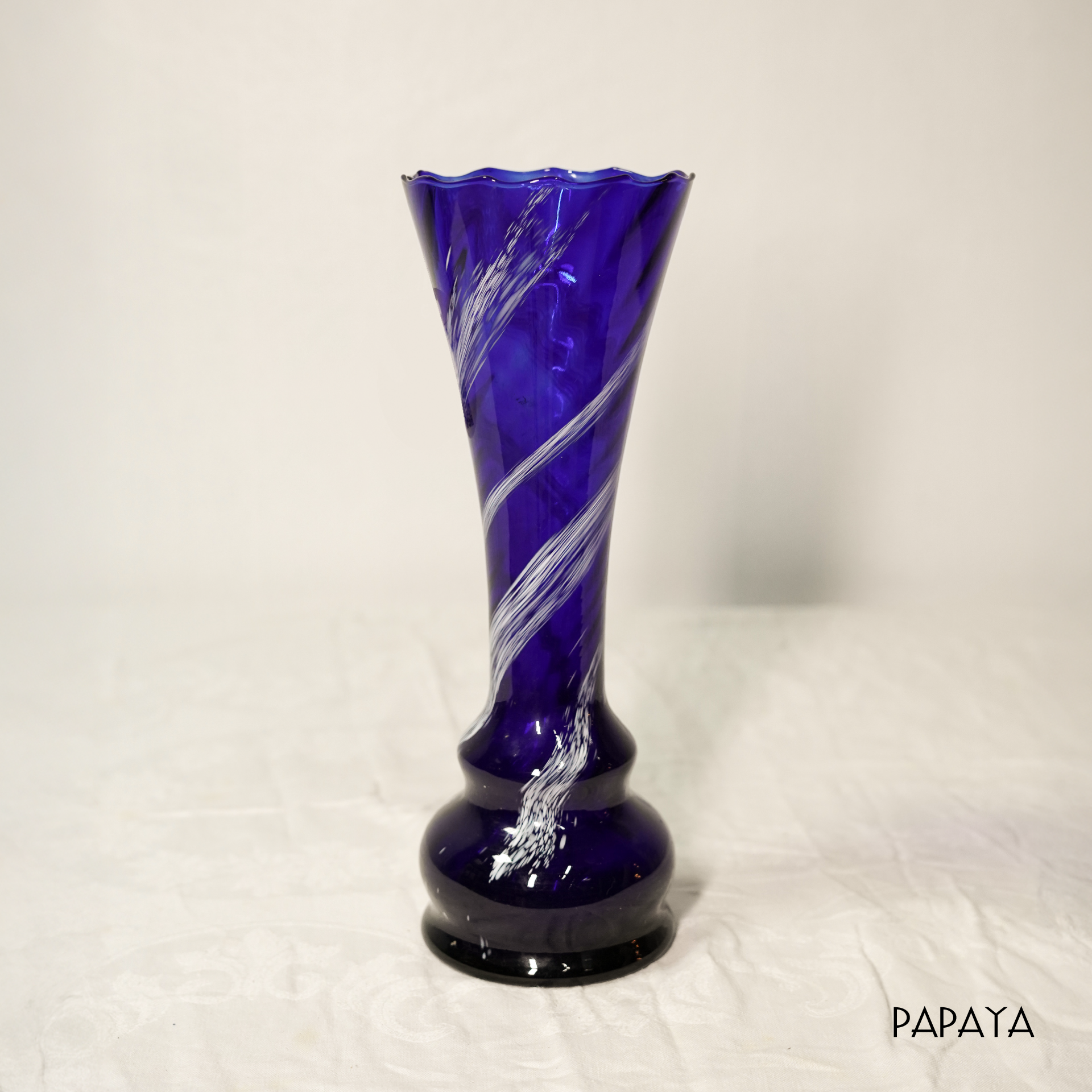 Murano Lattimo Vase (Italy, 1970s)