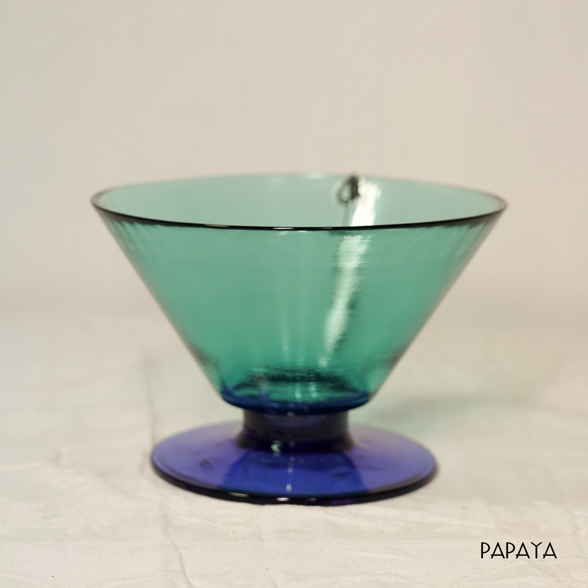 Two-Tone Compote Bowl (Vidrios de Levante, Spain, Mid-20th Century)