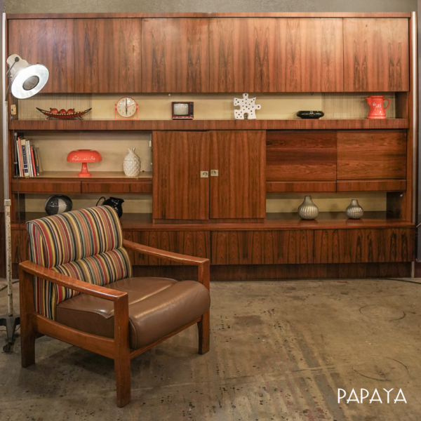 Vintage Mid-Century Modern Wall Unit