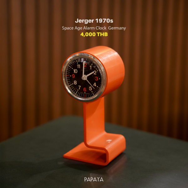 Jerger 1970s Space Age Alarm Clock, Germany
