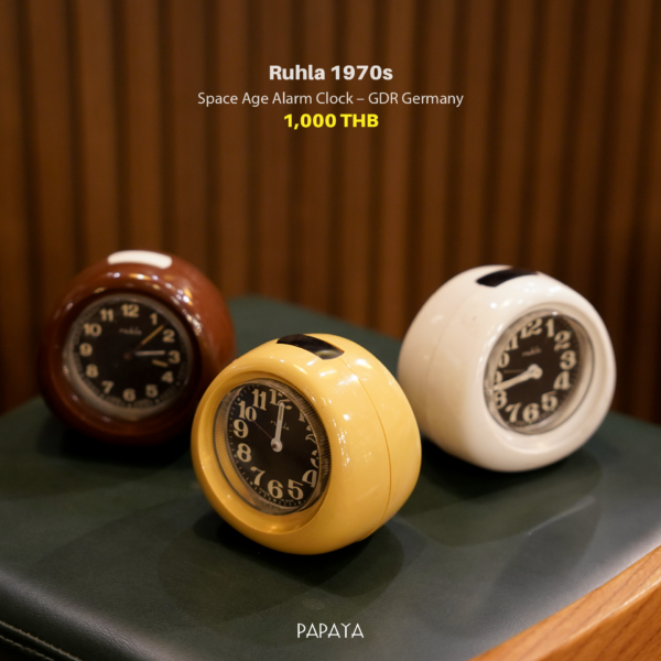 Ruhla 1970s Space Age Alarm Clock – GDR Germany