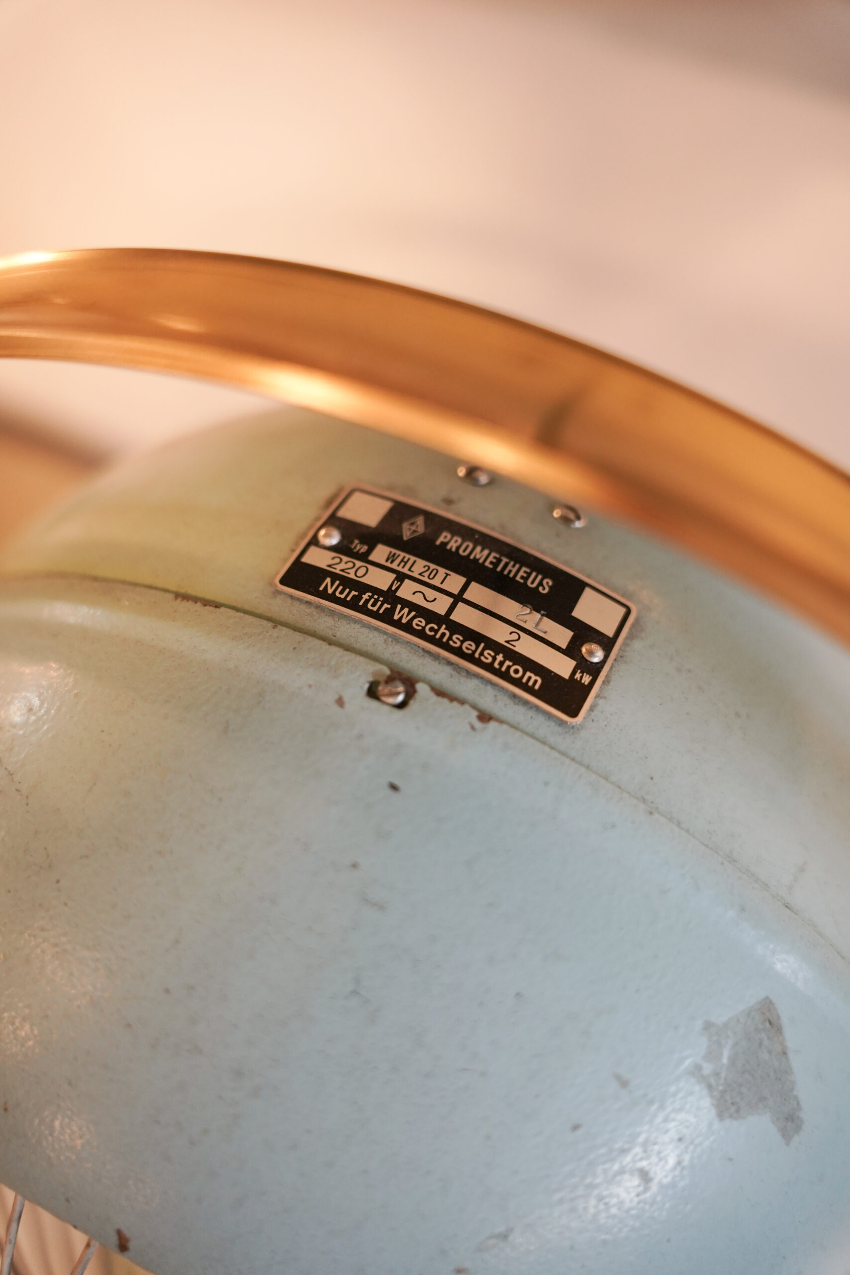 Prometheus Round blue metal, Germany 1950s - Image 7
