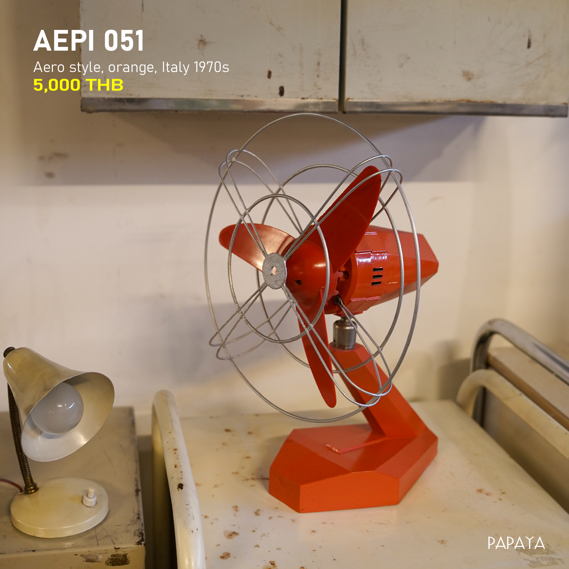 AEPI 051 Aero style, orange, Italy 1970s