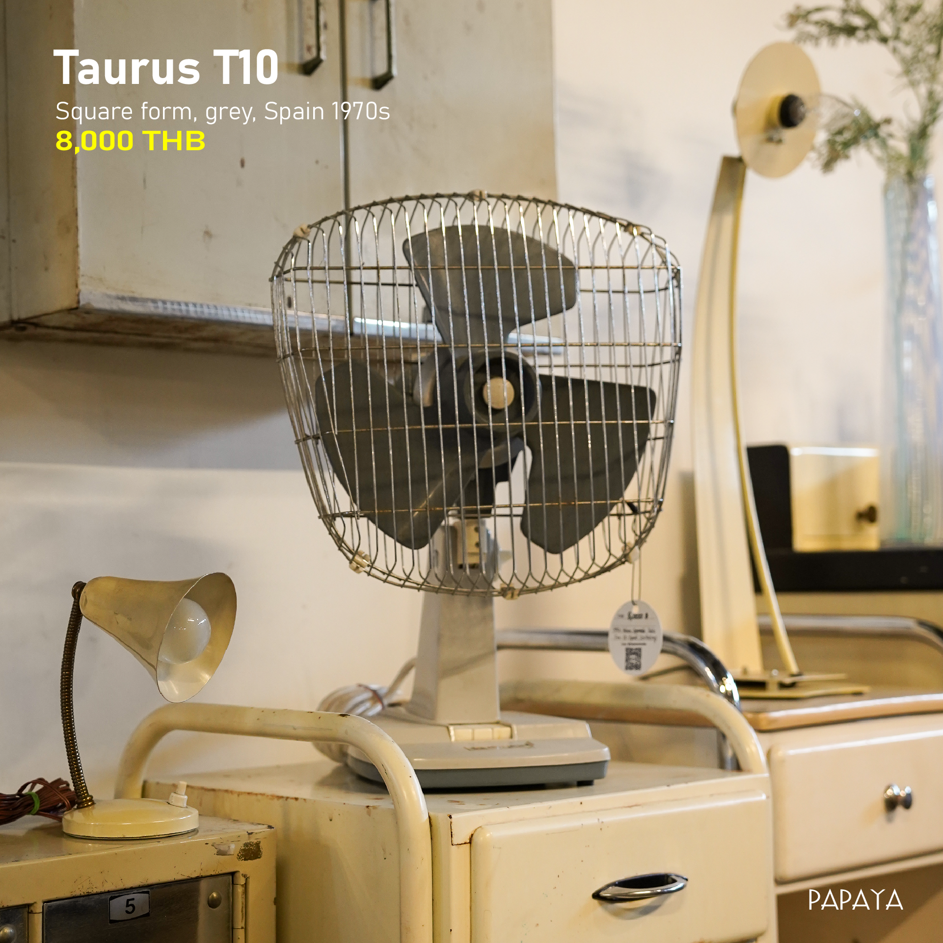 Taurus T10 Square form, grey, Spain 1970s