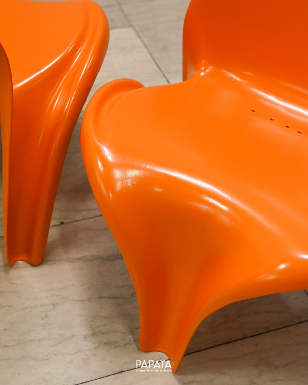 Orange Space Age Chair, 1970s - Image 3