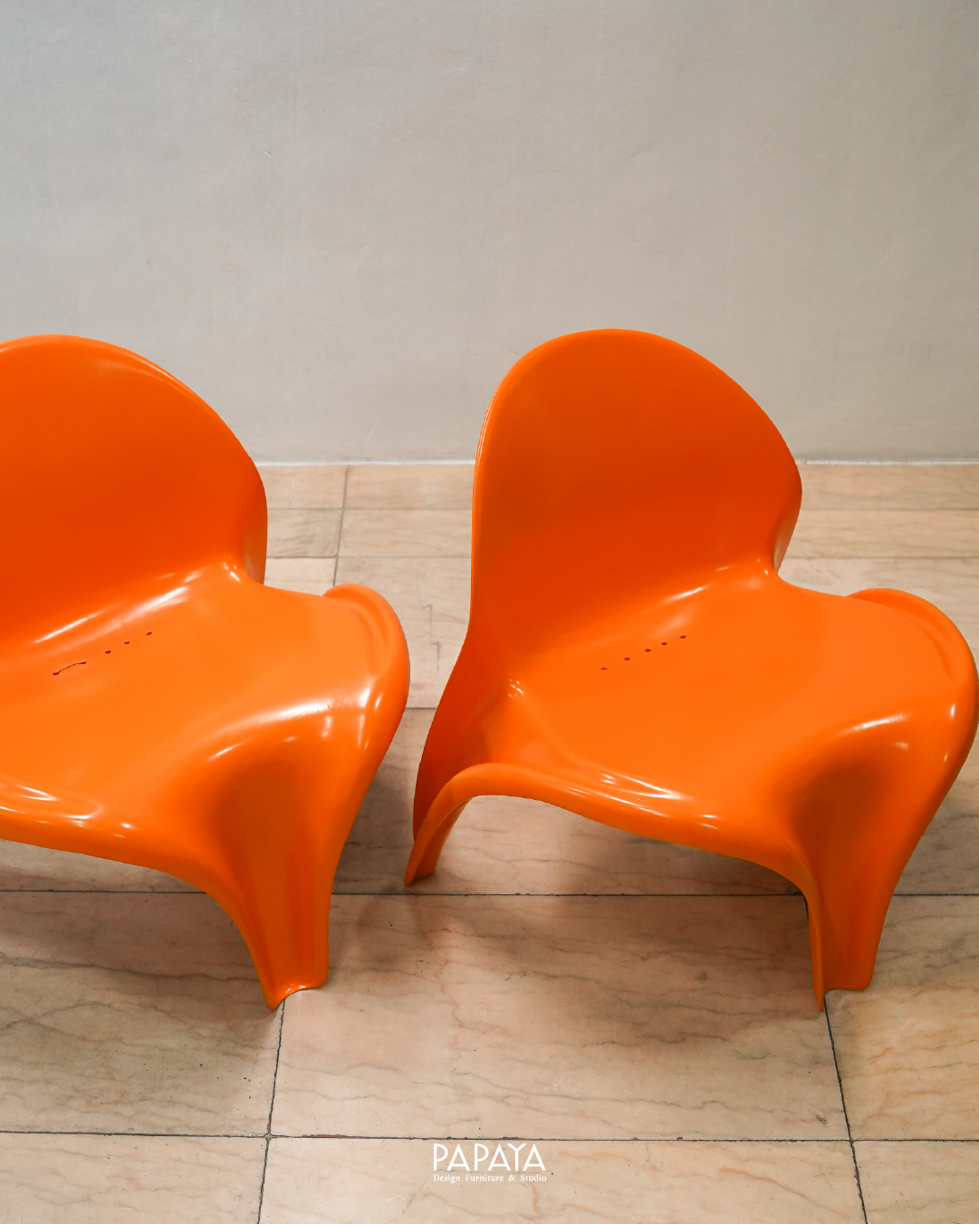 Orange Space Age Chair, 1970s - Image 5