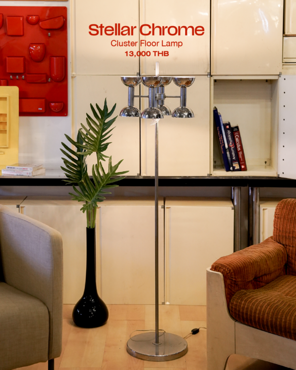 Chrome Cluster Floor Lamp
