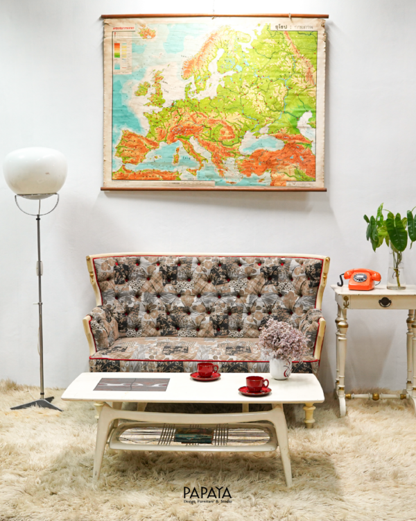 Vintage European 2-Seater Sofa