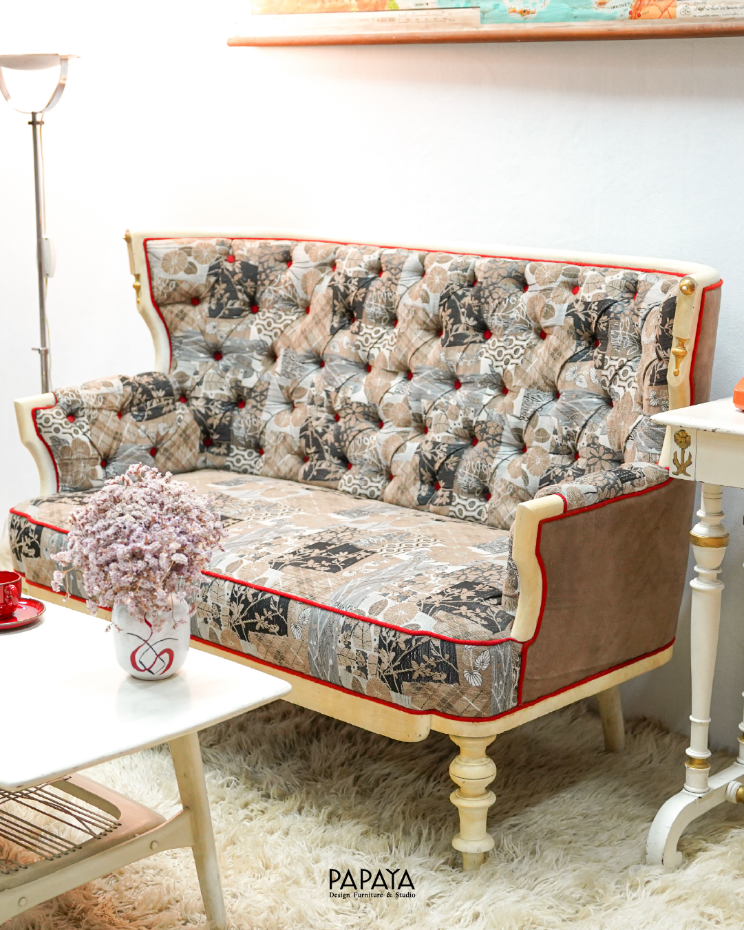 Vintage European 2-Seater Sofa - Image 2